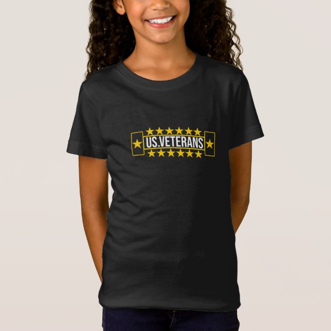 US Veterans Stars T-Shirt (Front)