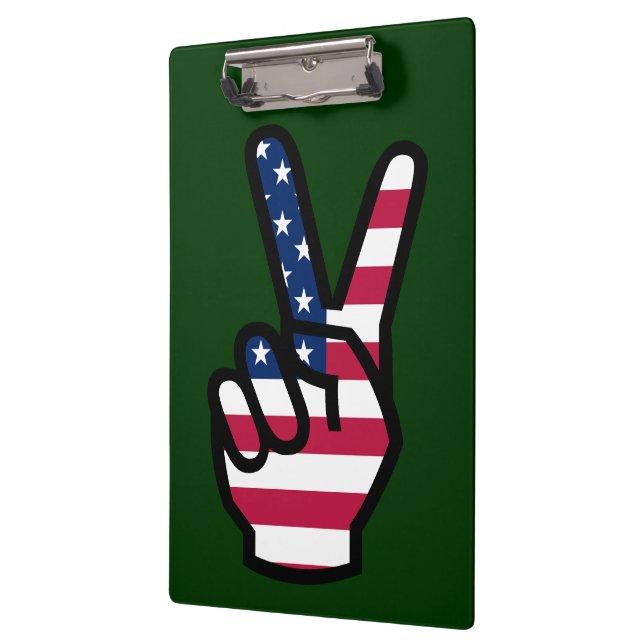 US Victory Sign Clipboard (Left)