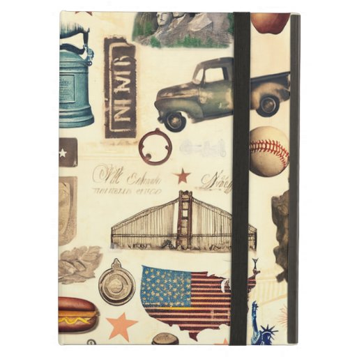 US vintage and nostalgic national symbols, relics Case For iPad Air