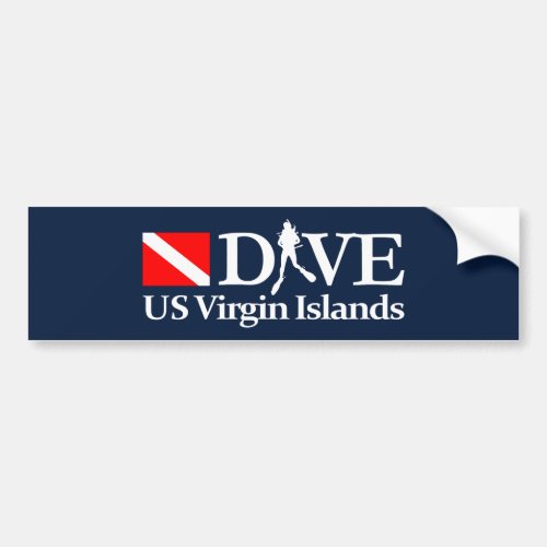 US Virgin Islands DV4 Bumper Sticker