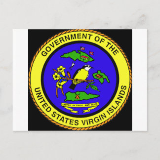 US Virgin Islands Emblem Postcard