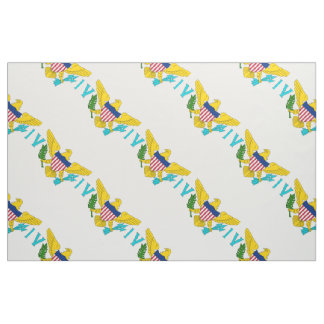 US Virgin Islands Fabric