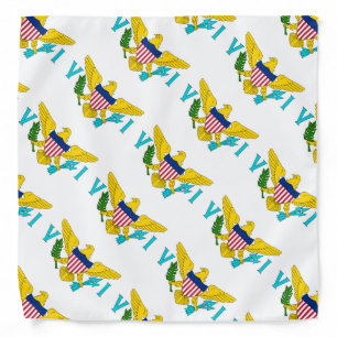 US Virgin Islands Flag Bandana