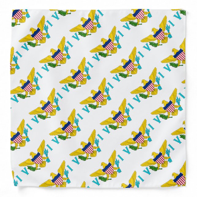 US Virgin Islands Flag Bandana (Front)