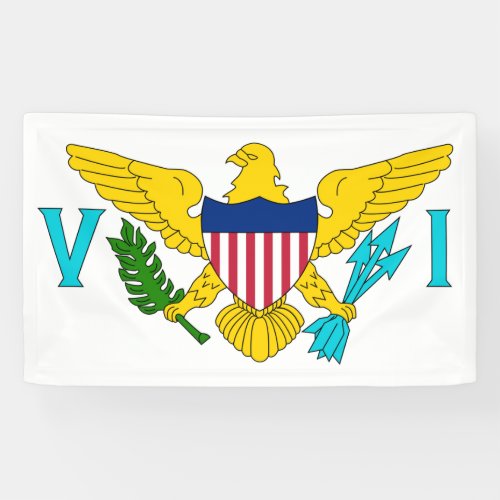 US Virgin Islands Flag Banner