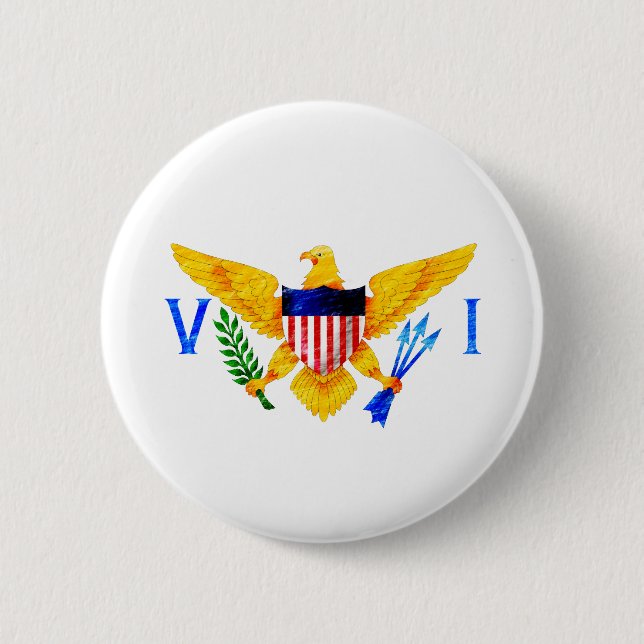 US VIRGIN ISLANDS FLAG BUTTON (Front)