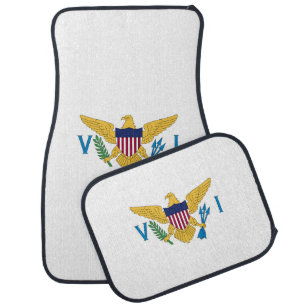 US Virgin Islands flag Car Floor Mat