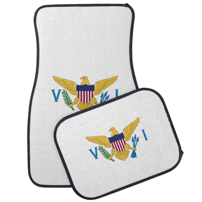 US Virgin Islands flag Car Floor Mat (Set)
