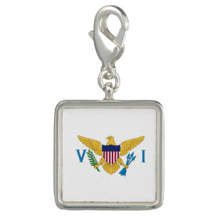 US Virgin Islands flag Charm