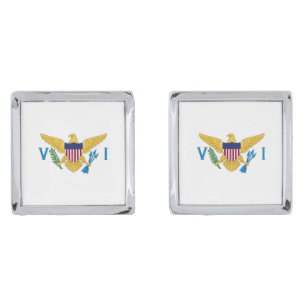 US Virgin Islands flag Cufflinks