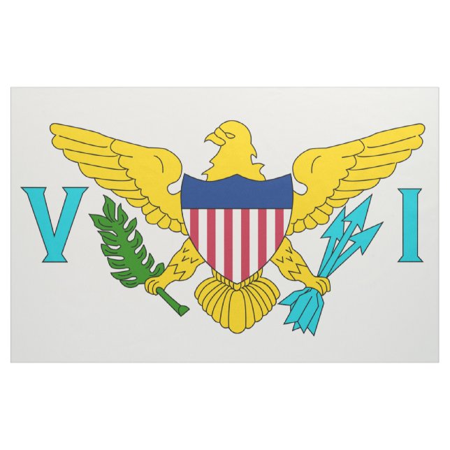 US Virgin Islands Flag Fabric (Yard)