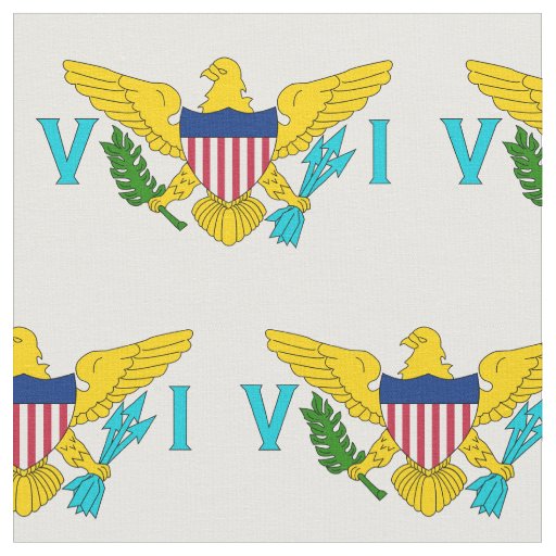 US Virgin Islands Flag Fabric