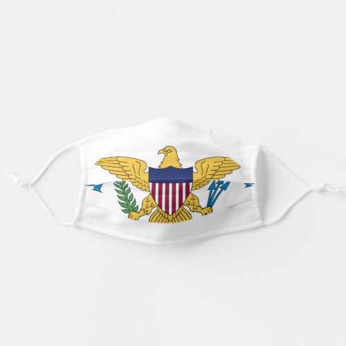 US Virgin Islands Flag Facemask Adult Cloth Face Mask