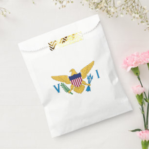 US Virgin Islands flag Favor Bag
