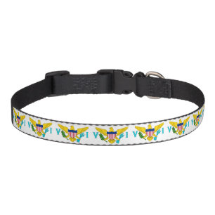 US Virgin Islands Flag Pet Collar