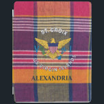 US Virgin Islands Flag St. Croix Madras Plaid iPad Smart Cover<br><div class="desc">US Virgin Islands Flag St. Croix Madras Plaid iPad Smart Cover great for those who have a love for the US Virgin Islands. It has the US Virgin Islands Flag and Madras pattern. Personalize it with your information.</div>