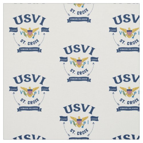 US Virgin Islands Flag St Croix USVI Caribbean Fabric