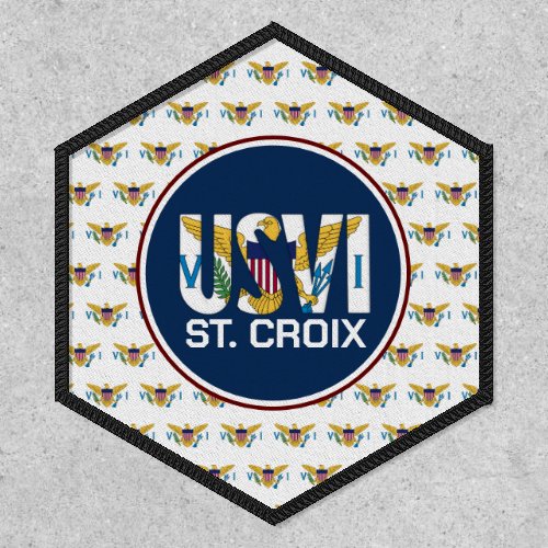 US Virgin Islands Flag St Croix USVI Caribbean Patch