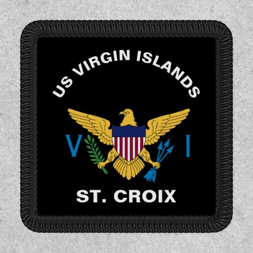 US Virgin Islands Flag St Croix USVI Caribbean  Patch