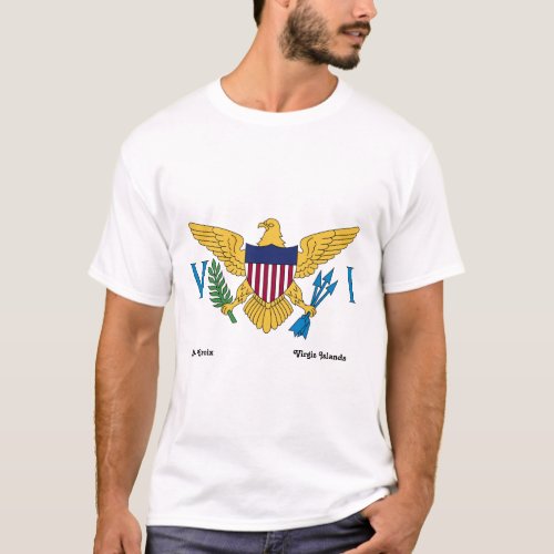 US Virgin Islands Flag St Croix  USVI Caribbean T_Shirt