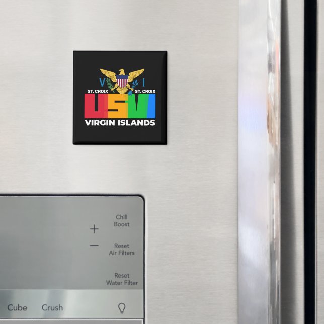 US Virgin Islands Flag St. Croix USVI  Magnet (In Situ (Fridge))