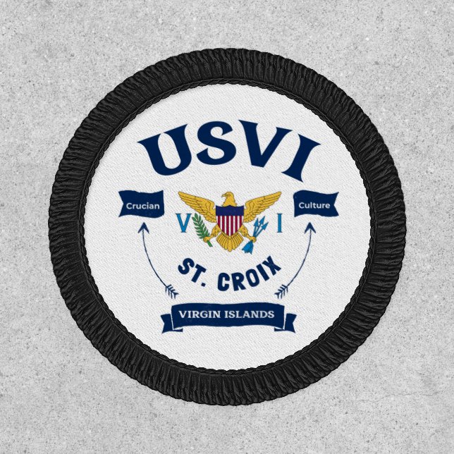 US Virgin Islands Flag St. Croix USVI Patch (Front)