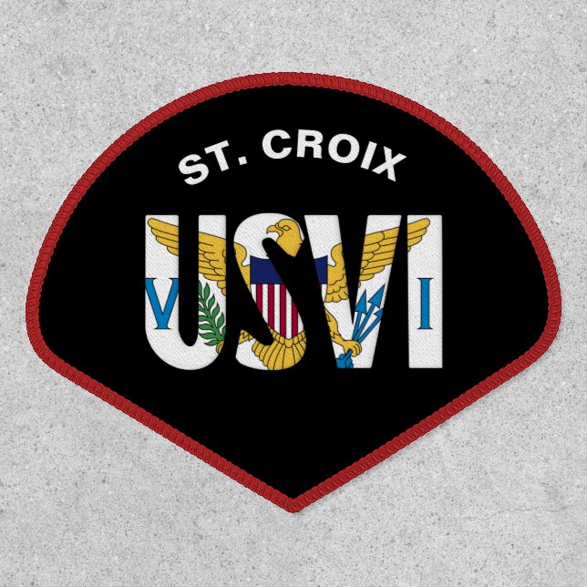 US Virgin Islands Flag St. Croix USVI  Patch (Front)