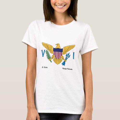 US Virgin Islands Flag St Croix USVI   T_Shirt