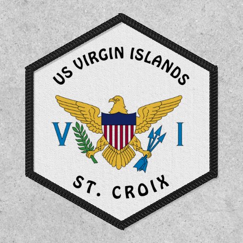 US Virgin Islands Flag St Croix USVI Tropical   Patch