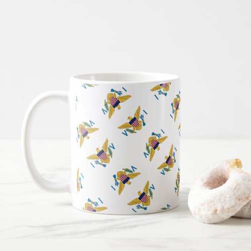 US Virgin Islands Flag St Thomas St Croix USVI Coffee Mug