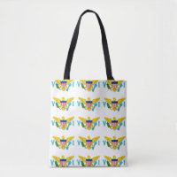 US Virgin Islands Flag Tote Bag