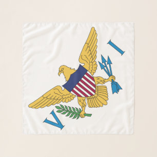US Virgin Islands Flag USVI Caribbean  Scarf