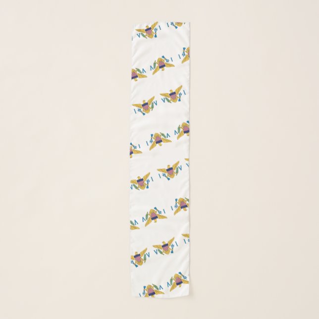  US Virgin Islands Flag USVI Caribbean Tropical Scarf (Front)