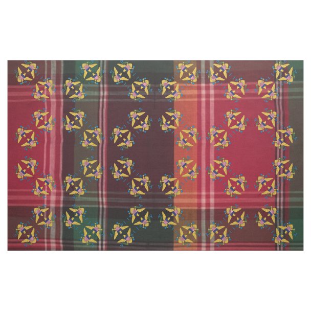 US Virgin Islands Pattern USVI Fabric | Zazzle