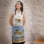 US Virgin Islands Flag USVI St. Croix Beach Custom Apron<br><div class="desc">US Virgin Islands Flag USVI St. Croix Beach Custom Apron is great to wear during grilling or cooking. It has the US Virgin Islands Flag and a beautiful photo of a beach in St. Croix US Virgin Islands. Also give as a gift. You can Personalize it. photo copyright Denise Bennerson,...</div>