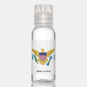 US Virgin Islands Flag USVI Tropical Hand Sanitizer