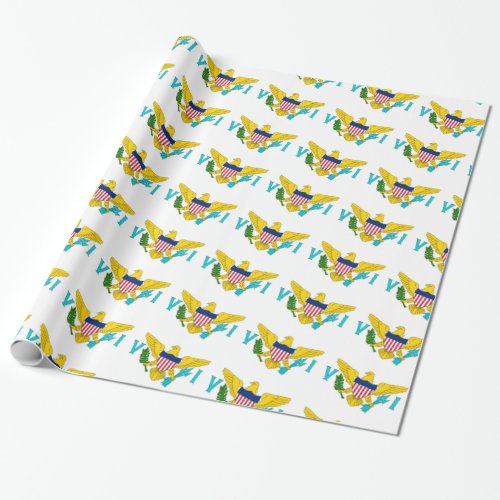 US Virgin Islands Flag Wrapping Paper