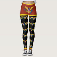 US Virgin Islands Flags Leggings