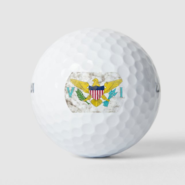 US Virgin Islands Golf Balls (Front)
