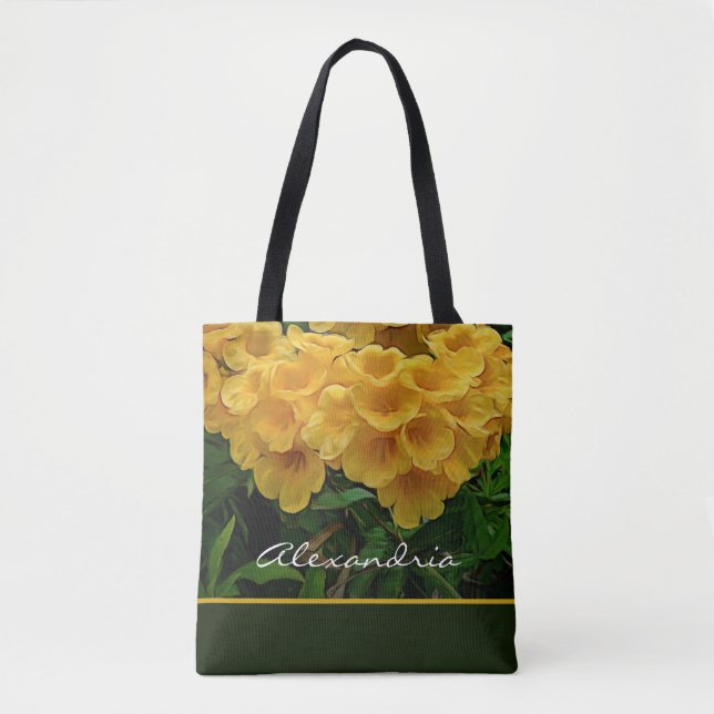 US Virgin Islands Official Flower Ginger Thomas  Tote Bag (Front)