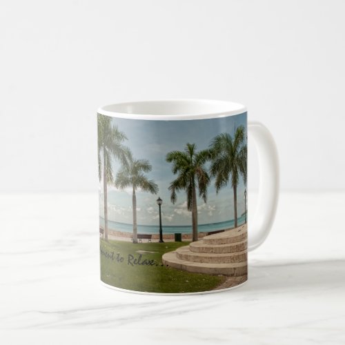 US Virgin Islands St Croix Palm Trees Tropical Coffee Mug