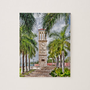 US Virgin Islands St. Croix Palm Trees Tropical Jigsaw Puzzle