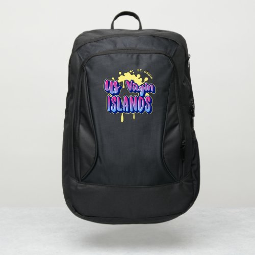 US Virgin Islands St Croix St Thomas USVI Modern Port Authority Backpack