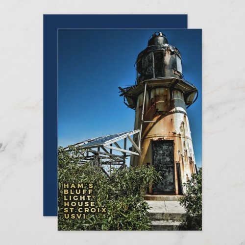 US Virgin Islands St Croix USVI Light House  Card