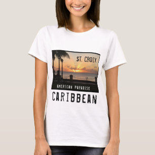 US Virgin Islands St. Croix USVI Sunset Tropical T-Shirt