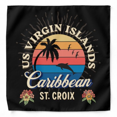 US Virgin Islands St Croix USVI Tropical   Bandana