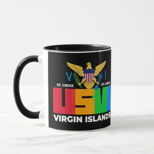 US Virgin Islands St Croix USVI Tropical   Mug