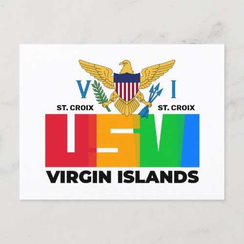 US Virgin Islands St Croix USVI Tropical   Postca Postcard