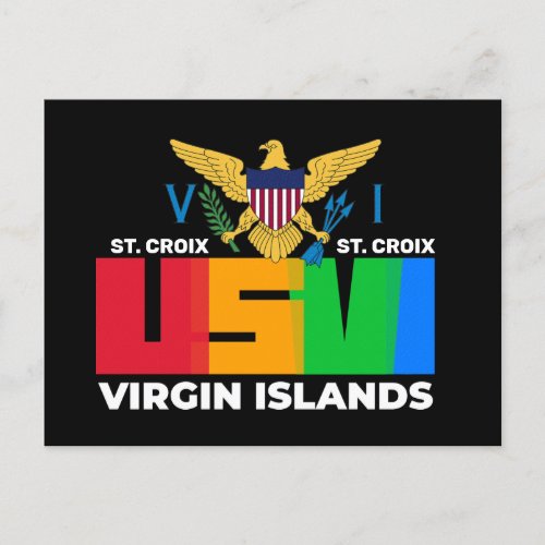 US Virgin Islands St Croix USVI Tropical   Postcard