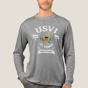 US Virgin Islands St. Thomas USVI Caribbean Tri-Blend Shirt